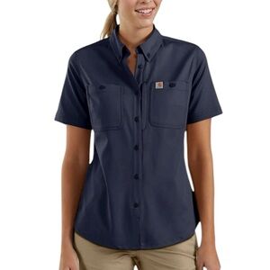Carhartt Rugged Professional Series Relaxed Fit Canvas Short Sleeve Work Shirt